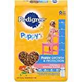 PEDIGREE Puppy Growth & Protection Dry Dog Food Chicken & Vegetable Flavor, 16.3 lb. Bag